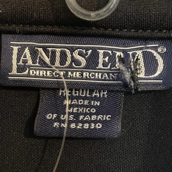Lands' End Women's Size 1X Athletic Jacket Black NWT Sportswear Outdoor … - Picture 6 of 9